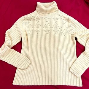 Soft comfortable turtleneck sweater